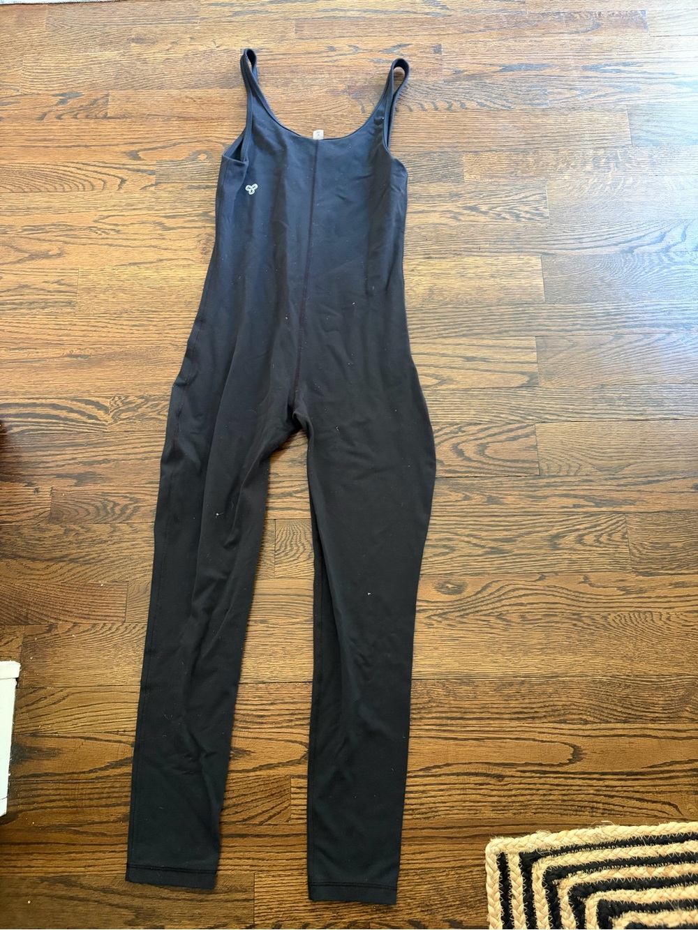 Aritzia TNA Black Slim Tank-Strap Jumpsuit
